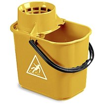 Ведро Easy с отжимом 14л желтое.