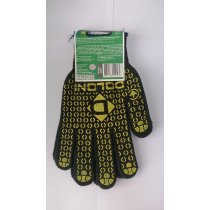 Перчатки 667 черные (ладонь-нанесение ПВХ) 3 нити ХБ70%/ПЭ30% 10 разм. Универсал 10класс DOLONI