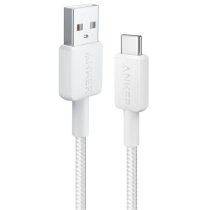 Кабель Anker 322 USB-A to USB-C - 1.8m Nylon White