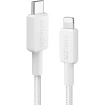 Кабель Anker 322 USB-C to Lightning - 0.9m Nylon White