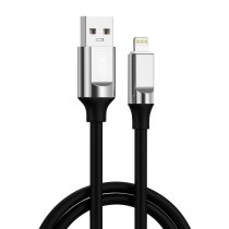 Кабель XO NB251 Liquid Silicone Rubber USB-A to Lightning - 6A - 1m Black