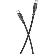 Кабель XO NBQ199 High Power Braided Type-C to Type-C - 100W - 1m Black