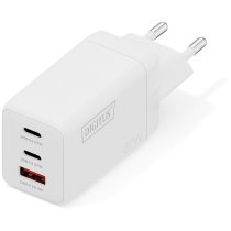 Зарядное устройство DIGITUS GaN 2хUSB-C, 1хUSB-A, 67W