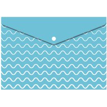 Папка-конверт А4 на кнопці, 180 мкм