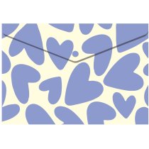 Папка-конверт А4 на кнопці, 180 мкм