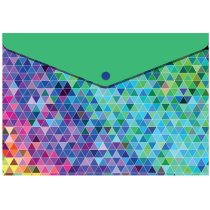 Папка-конверт А4 на кнопці, 180 мкм