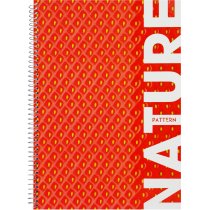 Блокнот А4, 80 л., NATURE, клетка, спираль