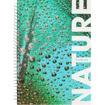 Блокнот "Малюнки природи", А5, спіраль, 80 арк., клітинка