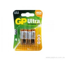 Батарейка GP Ultra Alkaline AAA  4 штуки в упаковці