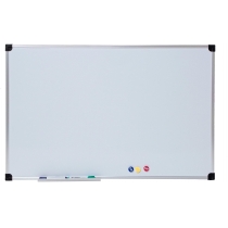 Дошка магнітно-маркерна, ТМ ABC, алюмінієва рамка, 150 х 100 см., колір білий