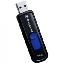 Флеш-пам'ять 64Gb Transcend USB 2.0, чорний