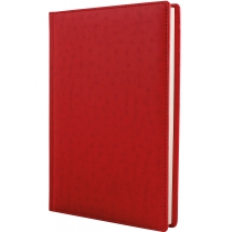 Щоденник недатований, Ostrich, червоний, А5