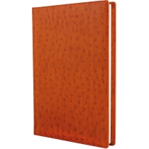 Щоденник недатований, А5, Ostrich, коричневий