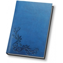 Щоденник напівдатований, А5, Vivella "Візерунок", темно-синій