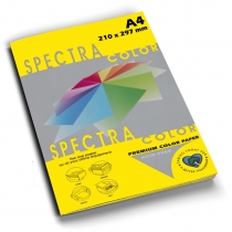 Папір кольоровий SINAR SPECTRA А4 80 г/м2, 100 л, інтенсив, лимон