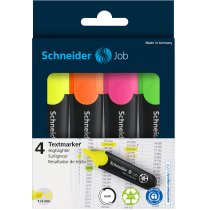 Набор 4 текстовых маркеров Schneider JOB