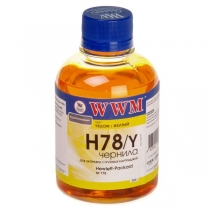 Чорнила для HP, H78/Y, yellow, 200 г.