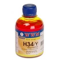 Чорнила для HP, H34/Y, yellow, 200 г.