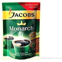 Кава розчинна Jacobs "Monarch" 130 г економ пакет