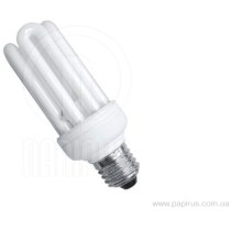 Купить Лампочка энергосберегающая 4U (4 дуги) 20W (100W) E27 теплобила ...