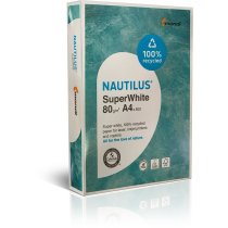 Бумага офисная NAUTILUS SUPER WHITE, A4, 80г / м2, 500л, класс A
