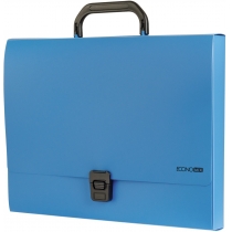 Портфель пластиковий A4 Economix на застібці, 1 відділення, блакитний