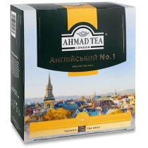 Чай чорний з бергамотом Ahmad Tea Англійський №1, 100шт х 2г