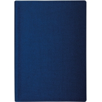 Щоденник недатований, DUBLIN, синій, А5, кремовий блок, лінія, А5