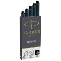 Картриджі Parker QUINK, чорний 5шт, чорний 11 410BK