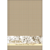 Блокнот "Tartan" А5, вертикальна проклейка, 80 арк.