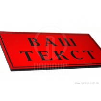 Табличка офисная размером 300х100 мм
