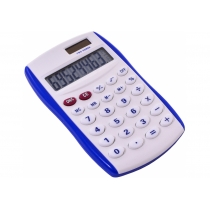Калькулятор кишеньковий Optima 8 розрядів, розмір 123*77*14 мм, біло-синій