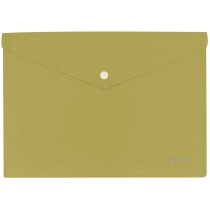 Папка-конверт А4 непрозора  на кнопці Optima "Varan", 180 мкм, асорті