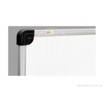 Дошка магнітно-маркерна, ТМ ABC, алюмінієва рамка, 400 x 100 см., колір білий
