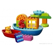 Конструктор Лего  "Човен та веселі кубики для малюків"