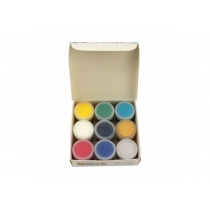 Набор акриловых красок, по ткани 9цв., 20мл, Deсola