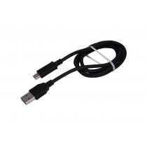 Кабель USB 3.0 - USB Type C 1 м, Greenwave, Black (R0014175)