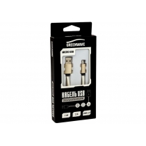 Кабель USB - microUSB 1 м, Greenwave, White (R0014168)