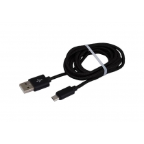 Кабель USB - microUSB 1.5 м, Greenwave, Black (R0014173)