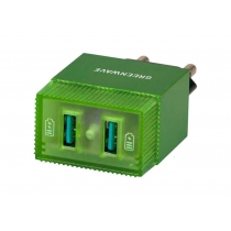 Сетевое зарядное устройство CH-TC-224L Greenwave, Red (R0014156)