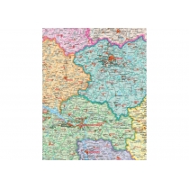 Карта. Україна. Політико-адміністративна 193х133 см