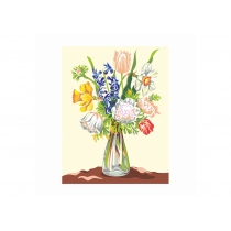 Набір, техніка акриловий живопис за номерами, "Квіти", ROSA START