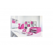 Дырокол металлический Leitz New NeXXt WOW, 30 листов, цвет розовый металлик