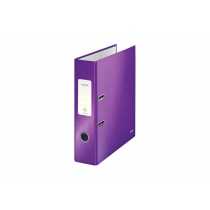 Папка-реєстратор Leitz WOW з механізмом 180°, А4 80мм, колір фіолетовий металік