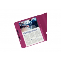 Папка-регистратор Leitz Active Urban Chic 180°, 65мм, красный