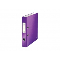 Папка-реєстратор Leitz WOW з механізмом 180°, А4 50мм, колір фіолетовий металік