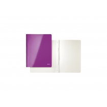 Швидкозшивач Leitz WOW, 250листів, А4, колір фіолетовий металік