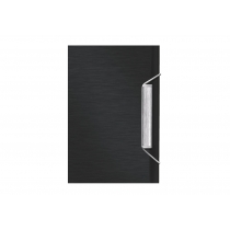 Папка А4 с разделителями на резинке Leitz Style, PP, сатиновый черный