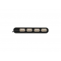 Хаб Trust Vecco 4 Port USB 2.0 Mini Hub Black