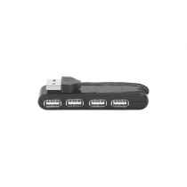 Хаб Trust Vecco 4 Port USB 2.0 Mini Hub Black